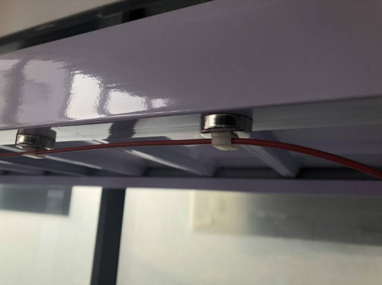 分布式光纖感溫火災探測器貨架敷設(shè)磁鐵夾具安裝方案